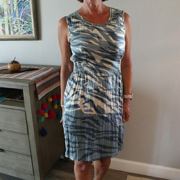Crinkle Silk Dress - Picture 2 of 9